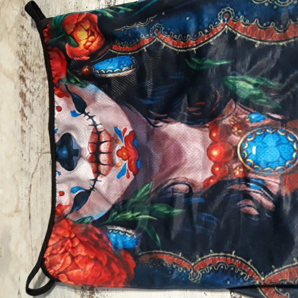 3 For 15 Dia De Los Muertos Silky Mask